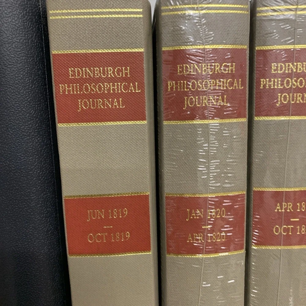 Edinburgh Philosophical Journal Vol (1-14), 3rd Ed., Thoemmes Press, 2001, New!